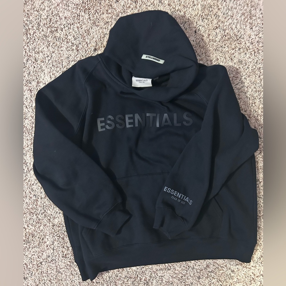 Essentials FOG hoodie-Black.